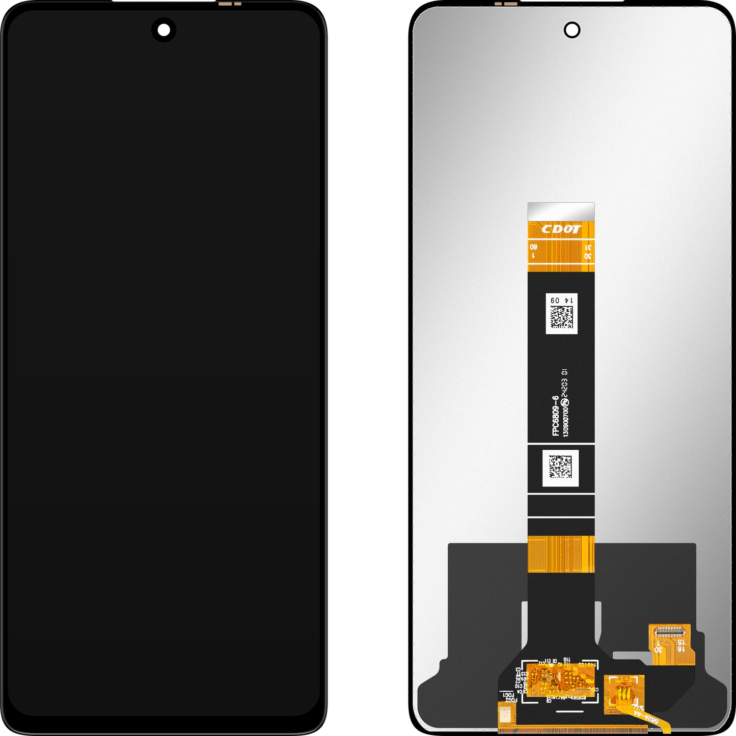 Display med Touchscreen MP kompatibel med TCL 50 Pro NxtPaper