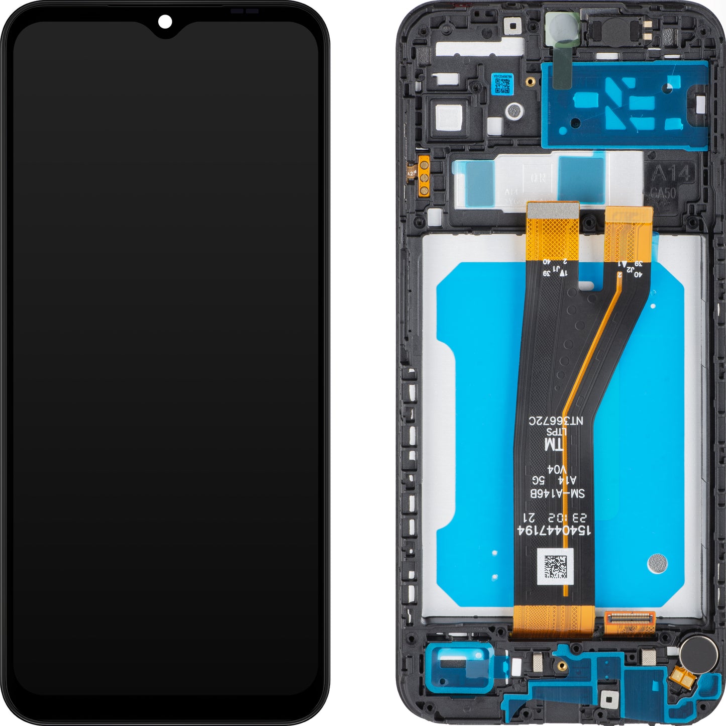 Display med Touchscreen MP kompatibel med Samsung Galaxy A14 5G A146, med Ram, Icke-Europeisk Version, Svart