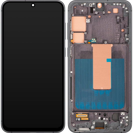 Display med Touchscreen MP kompatibel med Samsung Galaxy S23+ S916, med Ram, Svart