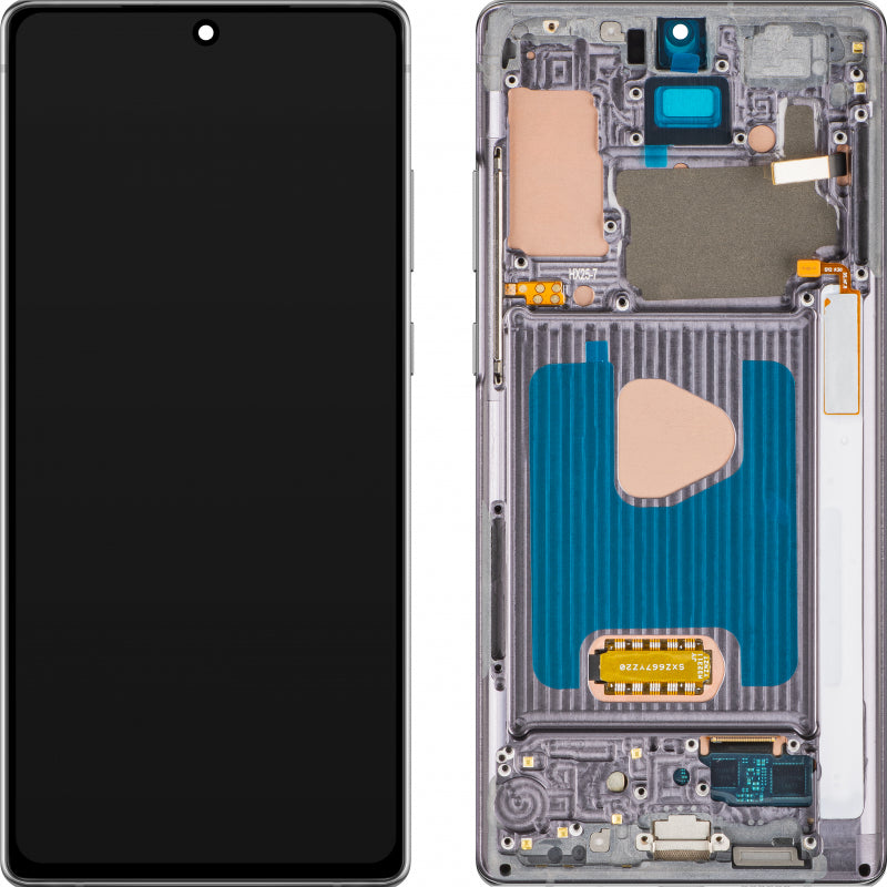 Display med Touchscreen MP kompatibel med Samsung Galaxy Note 20 N980, med Ram, OLED-version, Svart
