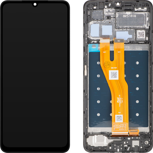 MP Touchscreen-display kompatibelt med Honor X5c / X5c Plus, med ram, svart