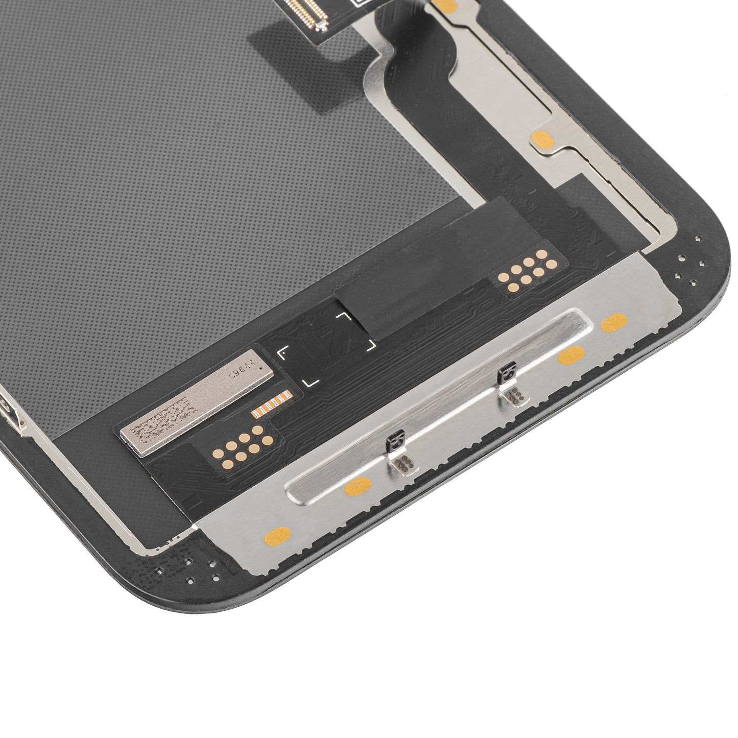 Display med MP Touchscreen kompatibel med Apple iPhone 13, med ram, Soft OLED IC Movable FHD-version, Svart