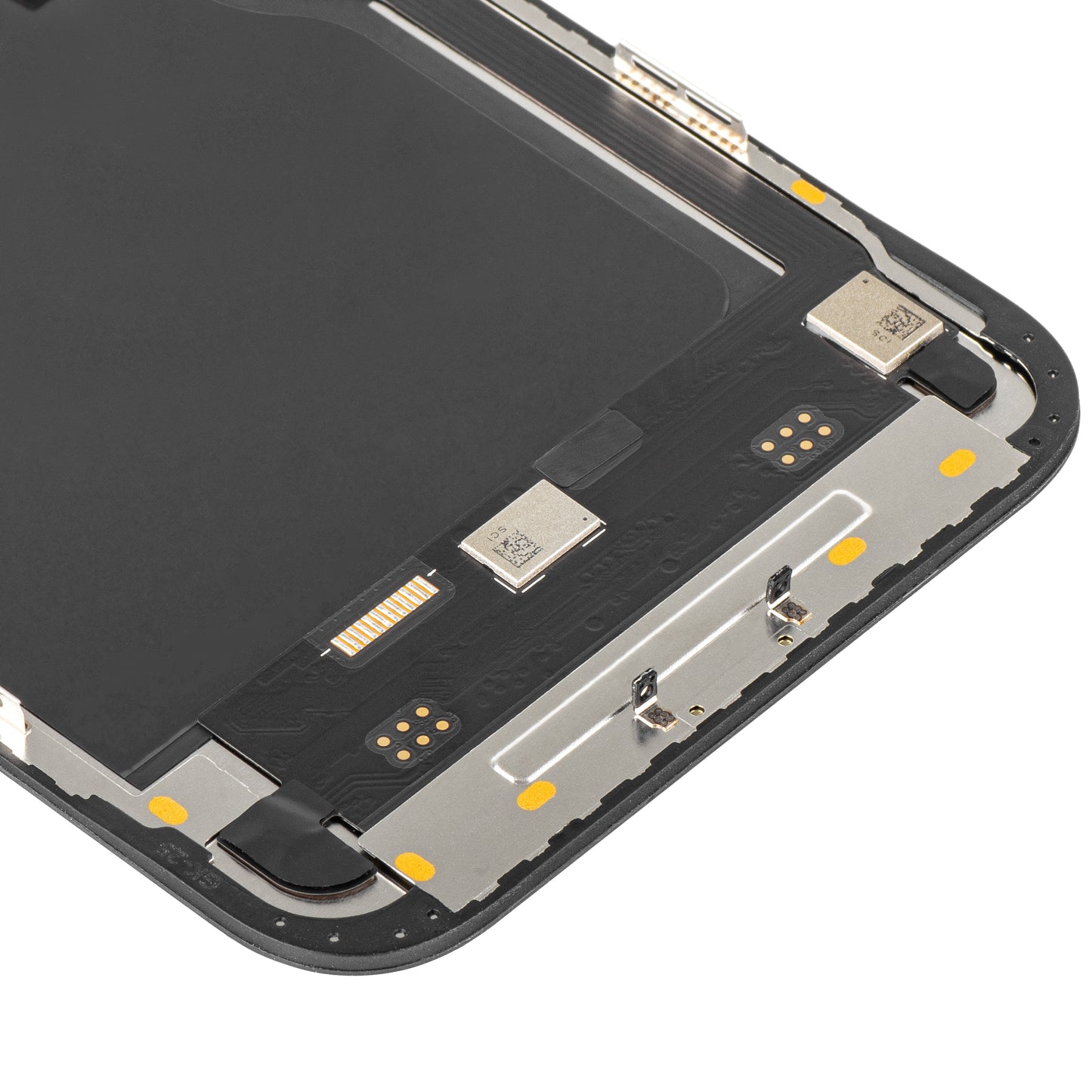 Display med MP Touchscreen kompatibel med Apple iPhone 12 Pro Max, med Ram, Soft OLED IC Movable FHD-version, Svart