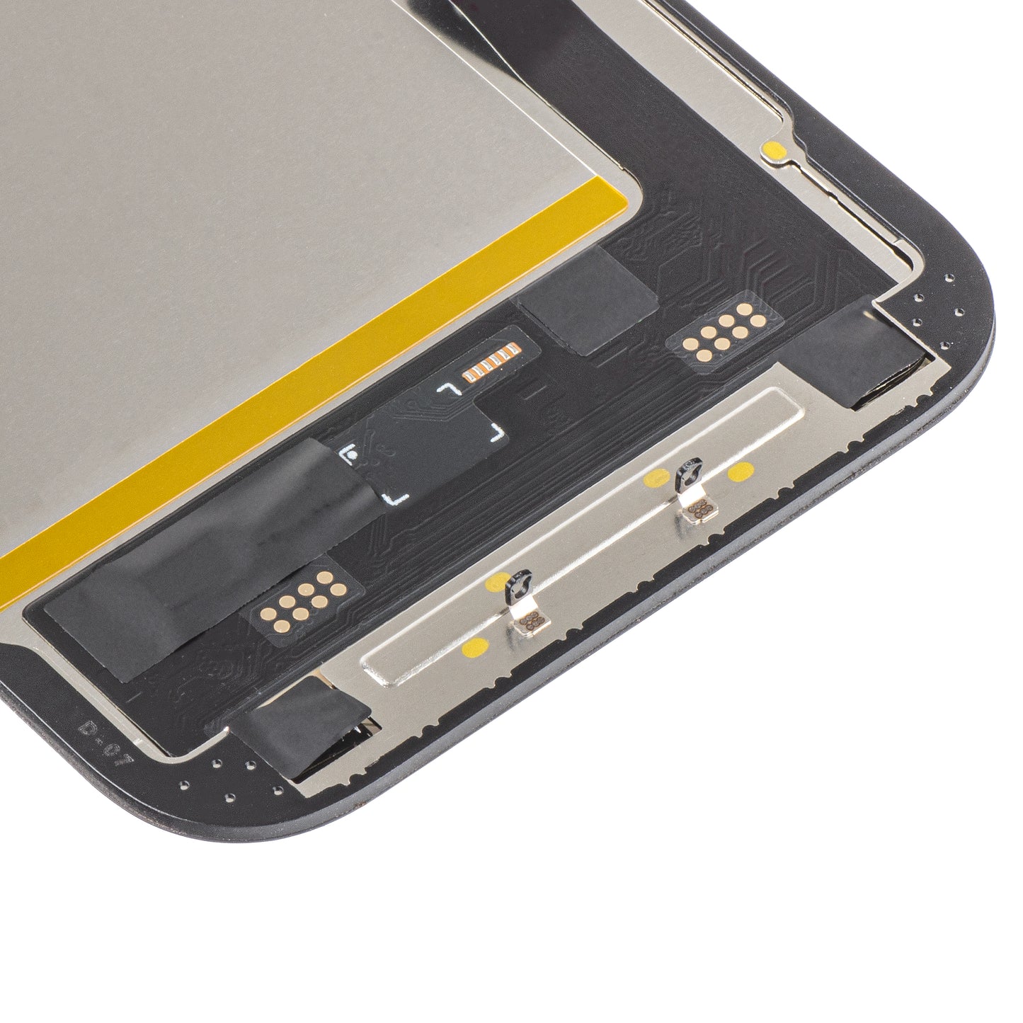 Display med MP Touchscreen kompatibel med Apple iPhone 15, med Ram, Soft OLED FHD IC Movable-version, Svart