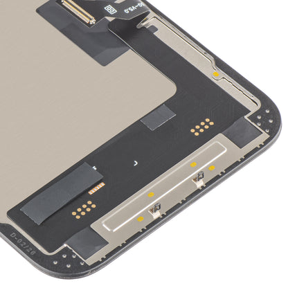 Display med Touchscreen MP kompatibel med Apple iPhone 14, med Ram, Version Soft OLED FHD 120Hz IC Movable, Svart
