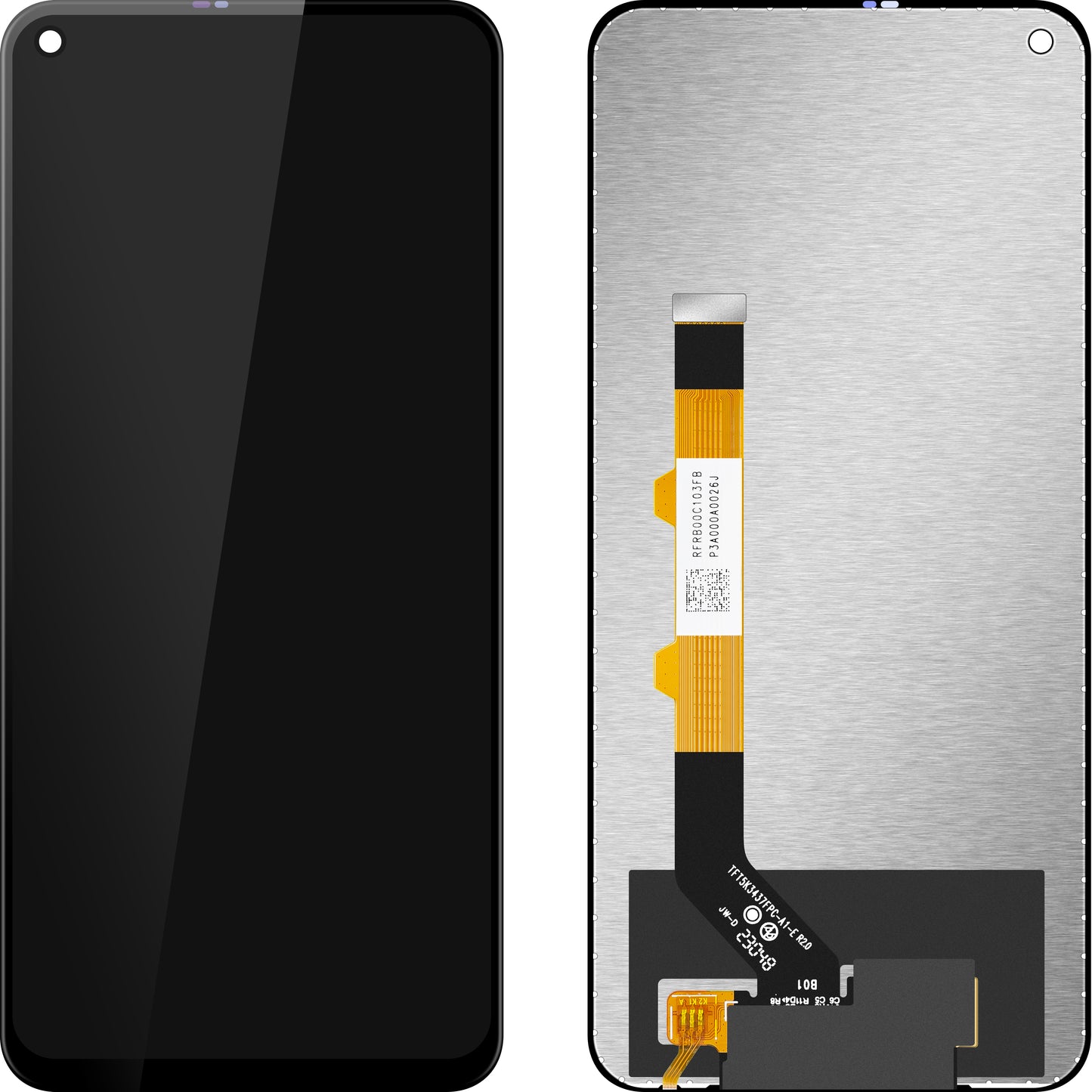 MP-display med pekskärm kompatibel med Xiaomi Redmi Note 9 5G / Note 9T 