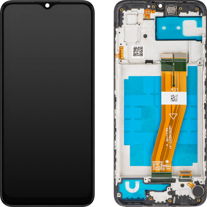 Display med Touchscreen MP kompatibel med Samsung Galaxy A03 A035, med Ram, Version G, Svart