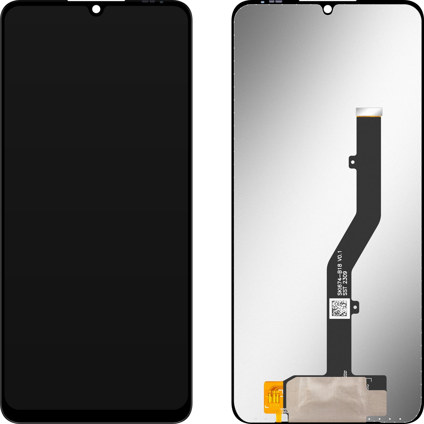 MP Touchscreen Display compatible with ZTE Blade A72 / A72s / V40 Vita