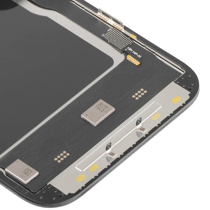 Display med MP Touchscreen kompatibel med Apple iPhone 14 Pro, med Ram, Soft OLED IC Movable 120Hz FHD-version, Svart