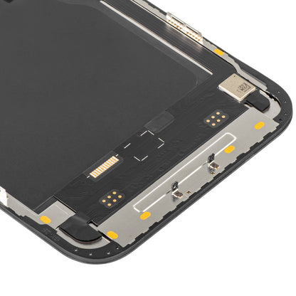 Display med MP Touchscreen kompatibel med Apple iPhone 12 Pro Max, med Ram, Soft OLED IC Movable FHD-version, Svart