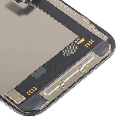 Display med Touchscreen MP kompatibel med Apple iPhone 16, med Ram, Version Soft OLED FHD 120Hz IC Movable, Svart
