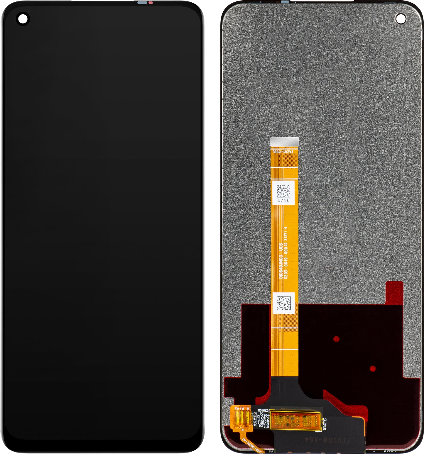 Display med Touchscreen MP kompatibel med Oppo A54 / A55