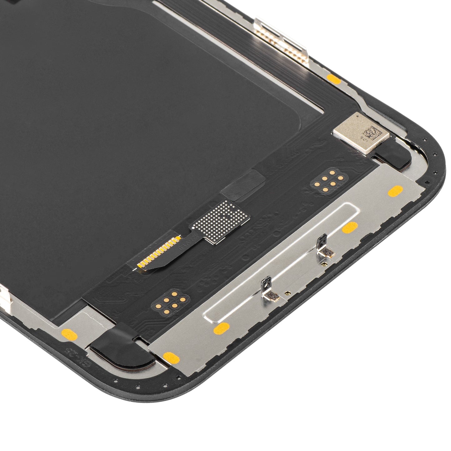 Display med MP Touchscreen kompatibel med Apple iPhone 12 Pro Max, med Ram, Soft OLED IC Movable FHD-version, Svart