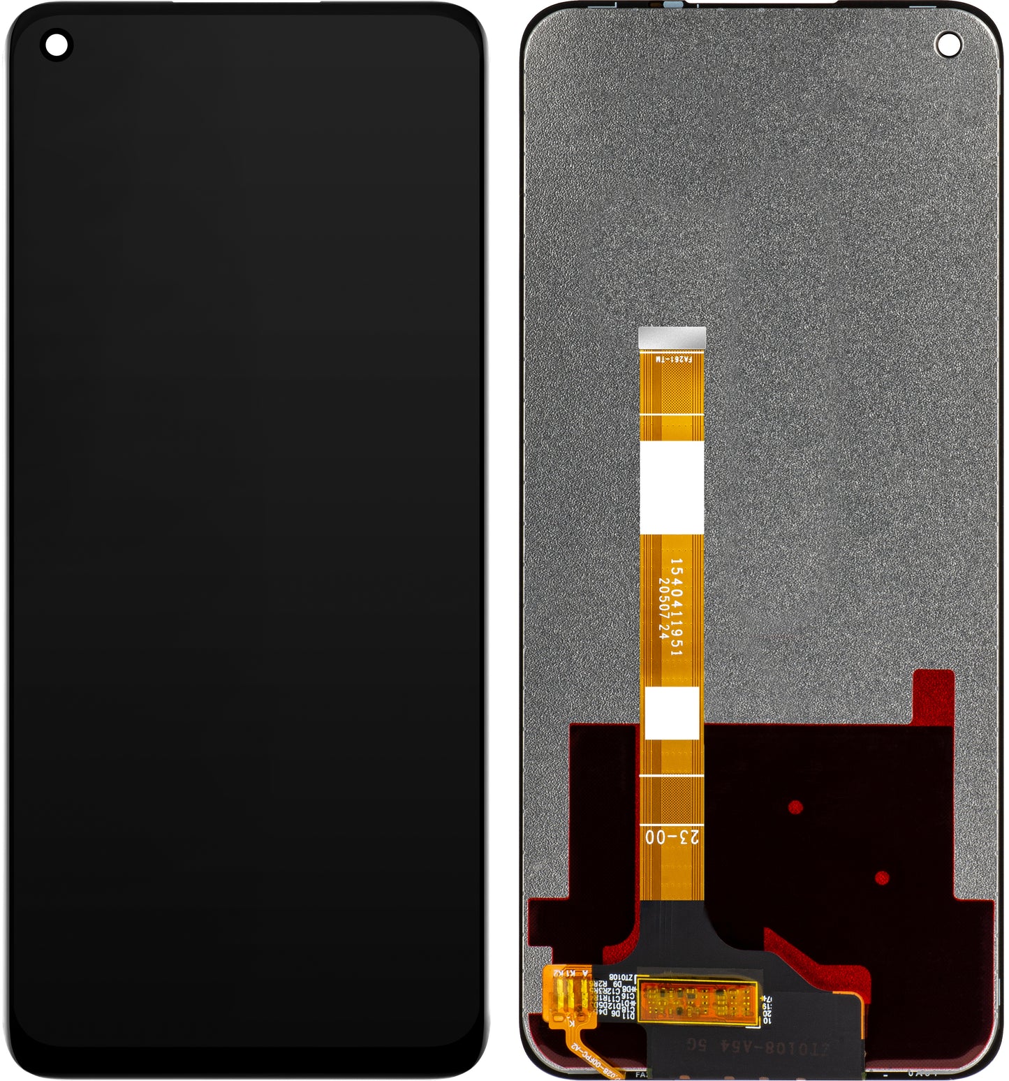 Display med Touchscreen MP kompatibel med OnePlus Nord N200 5G