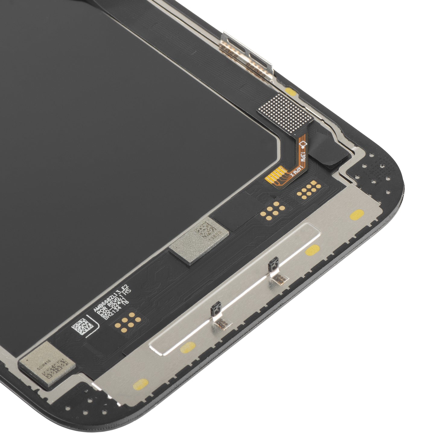 Display med MP Touchscreen kompatibel med Apple iPhone 13 Pro Max, med Ram, Soft OLED IC Movable 120Hz FHD-version, Svart