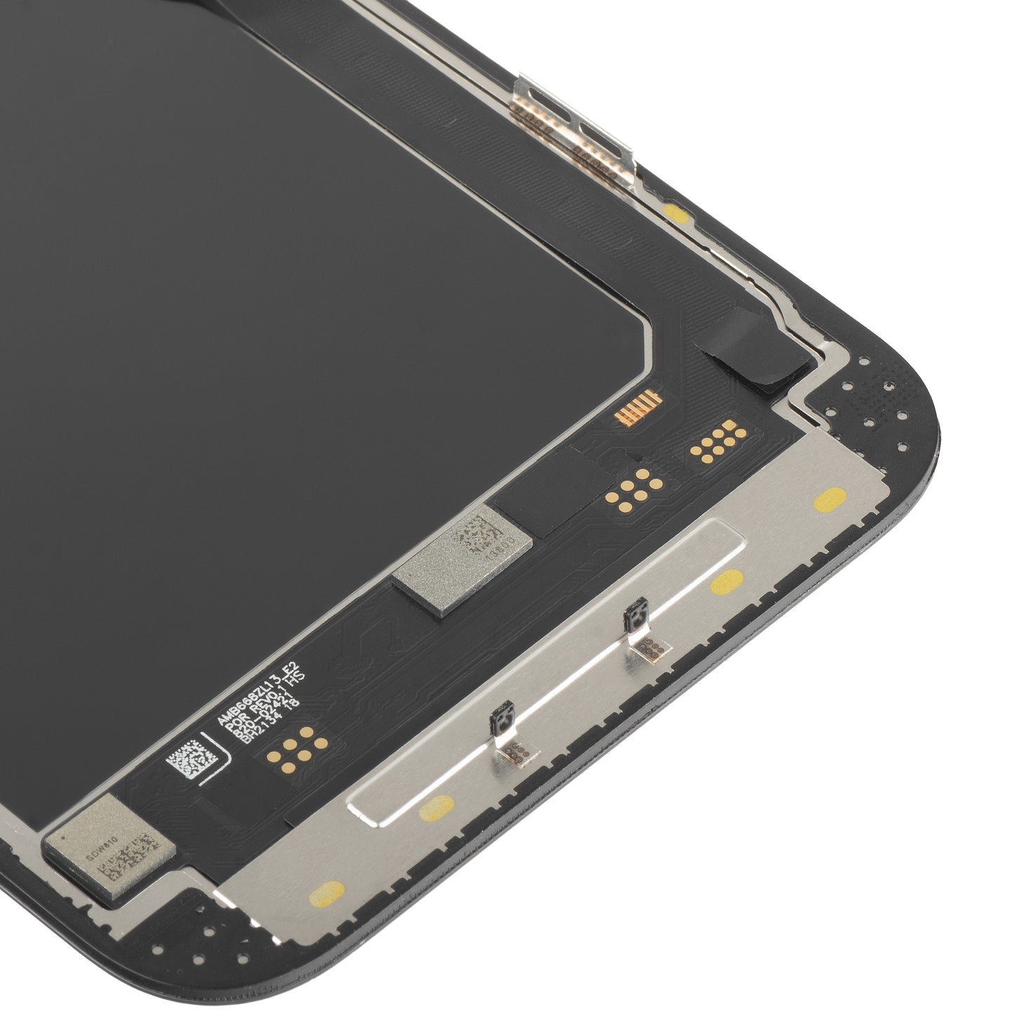 Display med MP Touchscreen kompatibel med Apple iPhone 13 Pro Max, med Ram, Soft OLED IC Movable 120Hz FHD-version, Svart