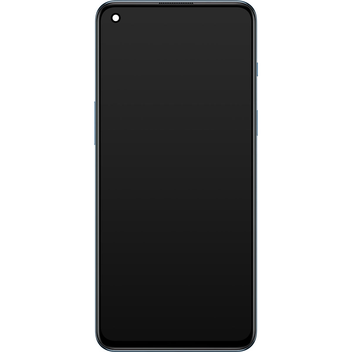 Touchskärm Display OnePlus Nord 2 5G, med ram, blå (Blue Haze), Service Pack 4907924