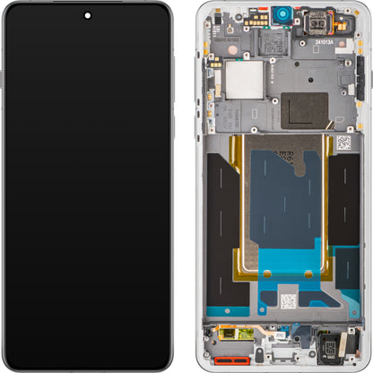 Display med Touchscreen Oppo Find X8 Pro, med Ram, Vit (Pearl White), Service Pack 621029000357