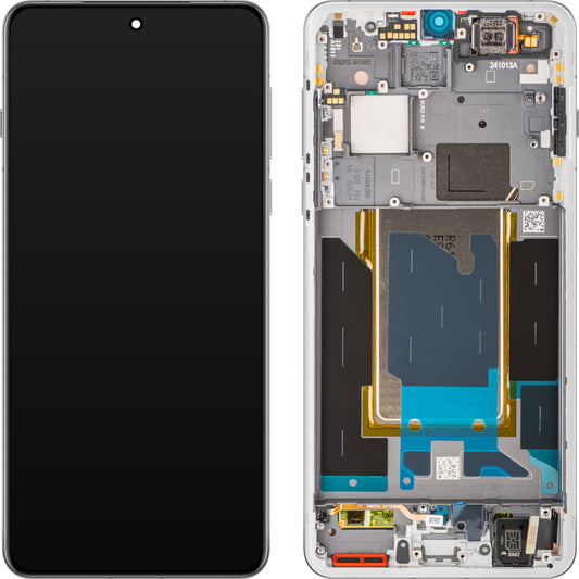 Oppo Find X8 Pro Display with Touchscreen, Frame, White (Pearl White), Service Pack 621029000357