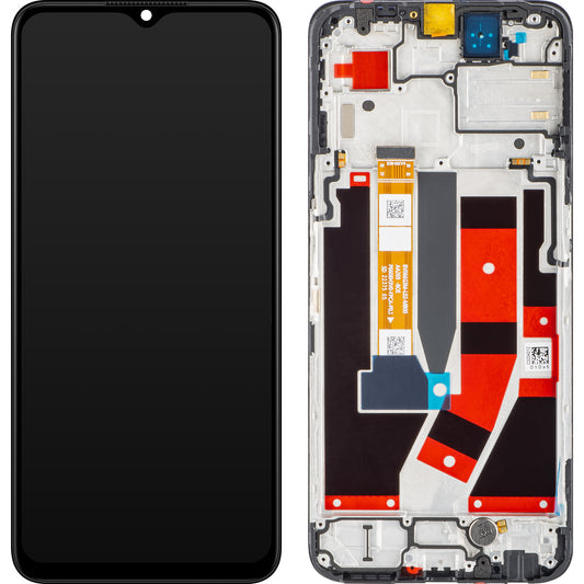 Touchscreen-display Oppo A77 5G, med ram, svart, omförseglad 4130192