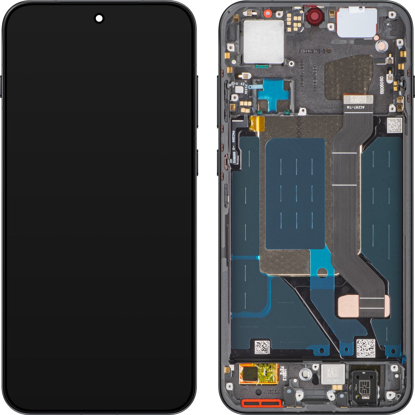 Display med Touchscreen Oppo Find X9, med Ram, Svart (Space Black), Service Pack 621029000714