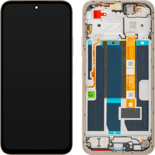 Display med Touchscreen Oppo A6, med Ram, Guld (Aurora Gold), Service Pack 621029000760