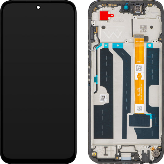 Display med Touchscreen Oppo A6k, med Ram, Svart, Service Pack 621029000842