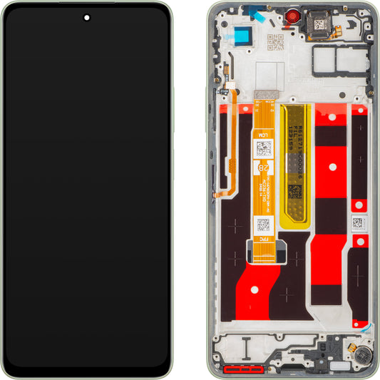 Display med Touchscreen Oppo A5 Energy / A5 Pro, med Ram, Grön (Olive Green), Service Pack 621029000494