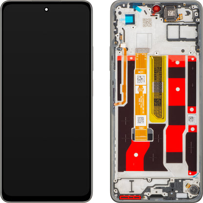 Display med Touchscreen Oppo A5 Energy / A5 Pro, med ram, Brun (Mocha Brown), Service Pack 621029000495