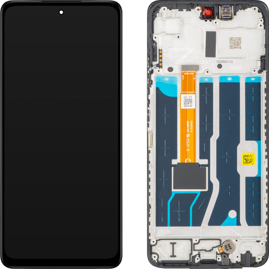 Display med Touchscreen Oppo A5 5G, med Ram, Svart, Service Pack 621029000578