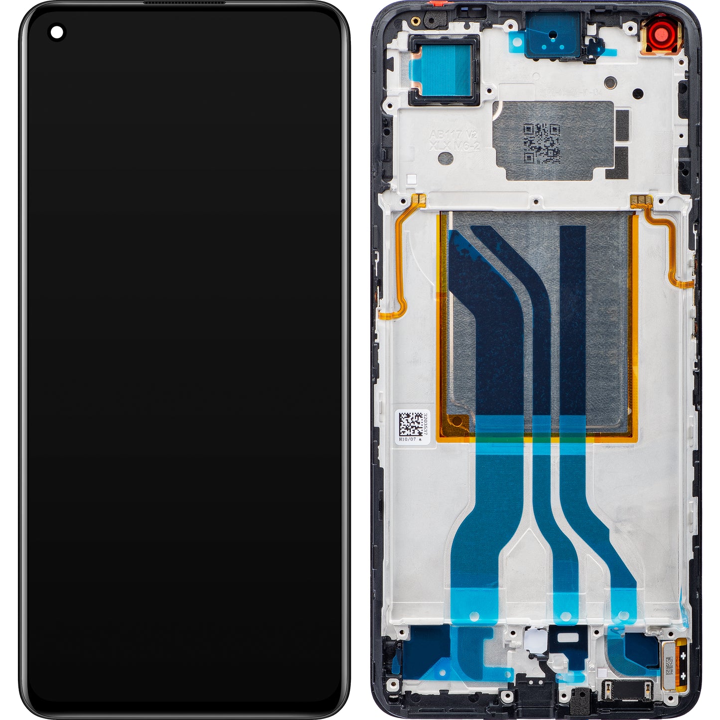 Touchscreen-display Realme GT Neo2, med ram, svart, swap 4908662