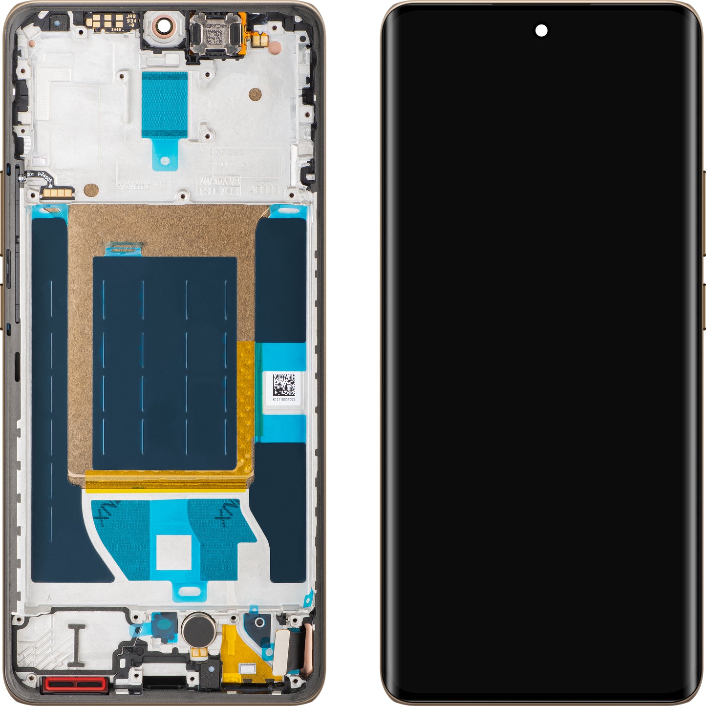 Display med Touchscreen Realme 14 Pro, med Ram, Vit (Pearl White), Service Pack 621029000423