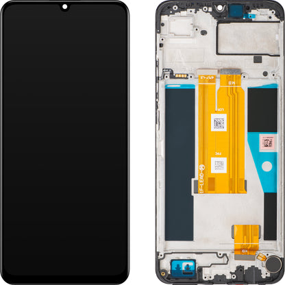 Display med Touchscreen Realme Note 60, med Ram, Svart (Marble Black), Service Pack 621029000222