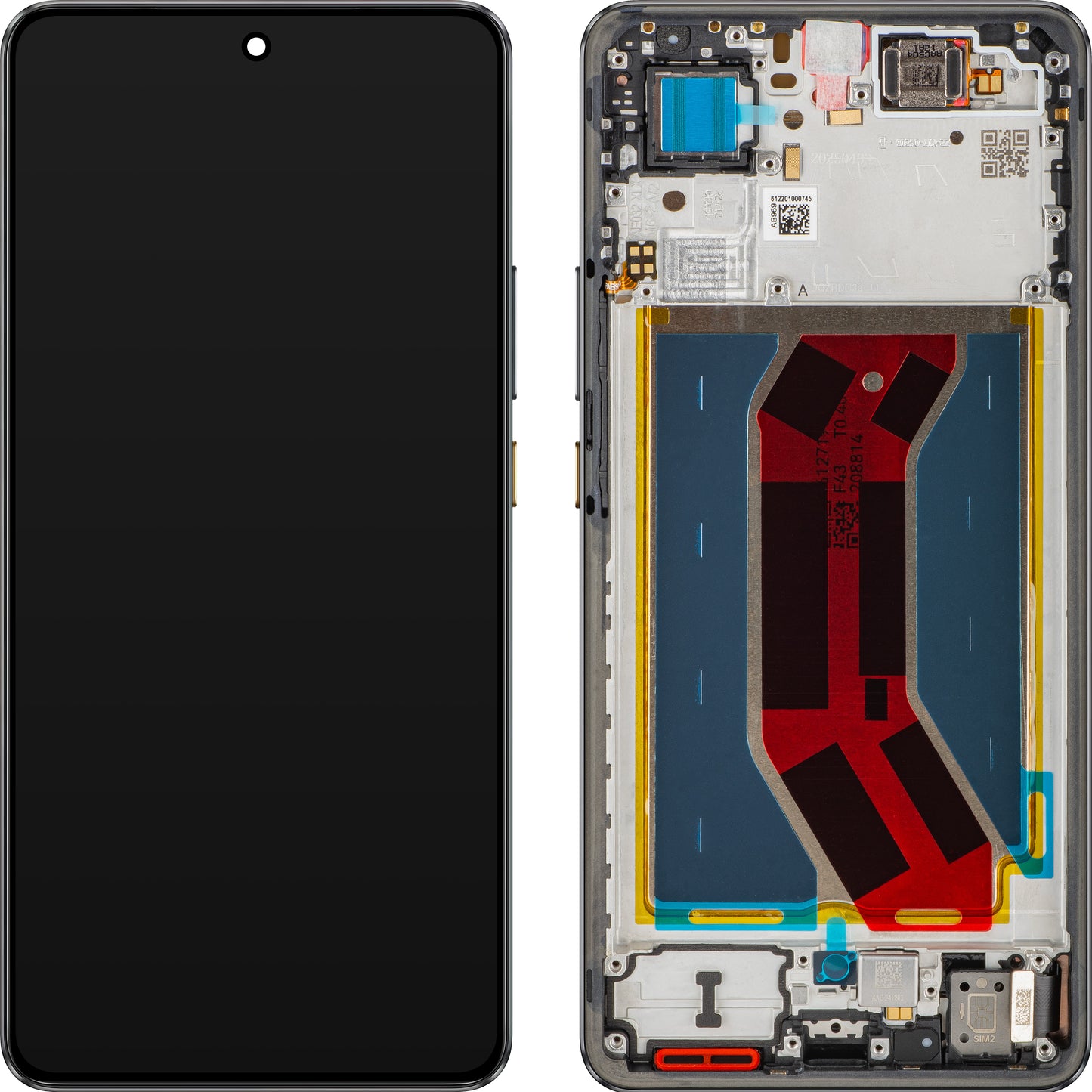Display med Touchscreen Realme GT 7T, med Ram, Svart (IceSense Black), Service Pack 621029000574