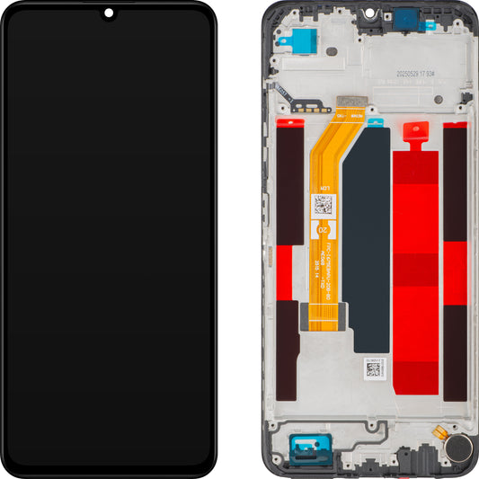 Display med Touchscreen Realme Note 70T, med Ram, Svart (Obsidian Black), Service Pack 621029000609