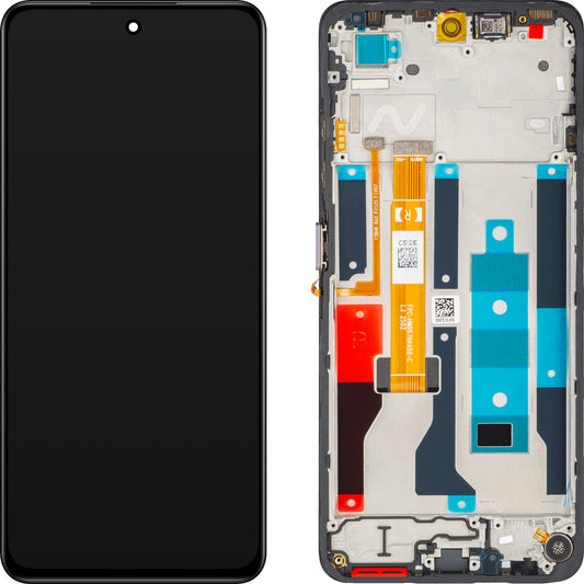 Display med Touchscreen Realme C75 5G, med Ram, Svart, Service Pack 621029000535