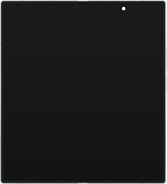 Samsung Galaxy Z Fold7 F966 Touchscreen-display med ram, under inner, grön (mint), Service Pack GH82-37548D