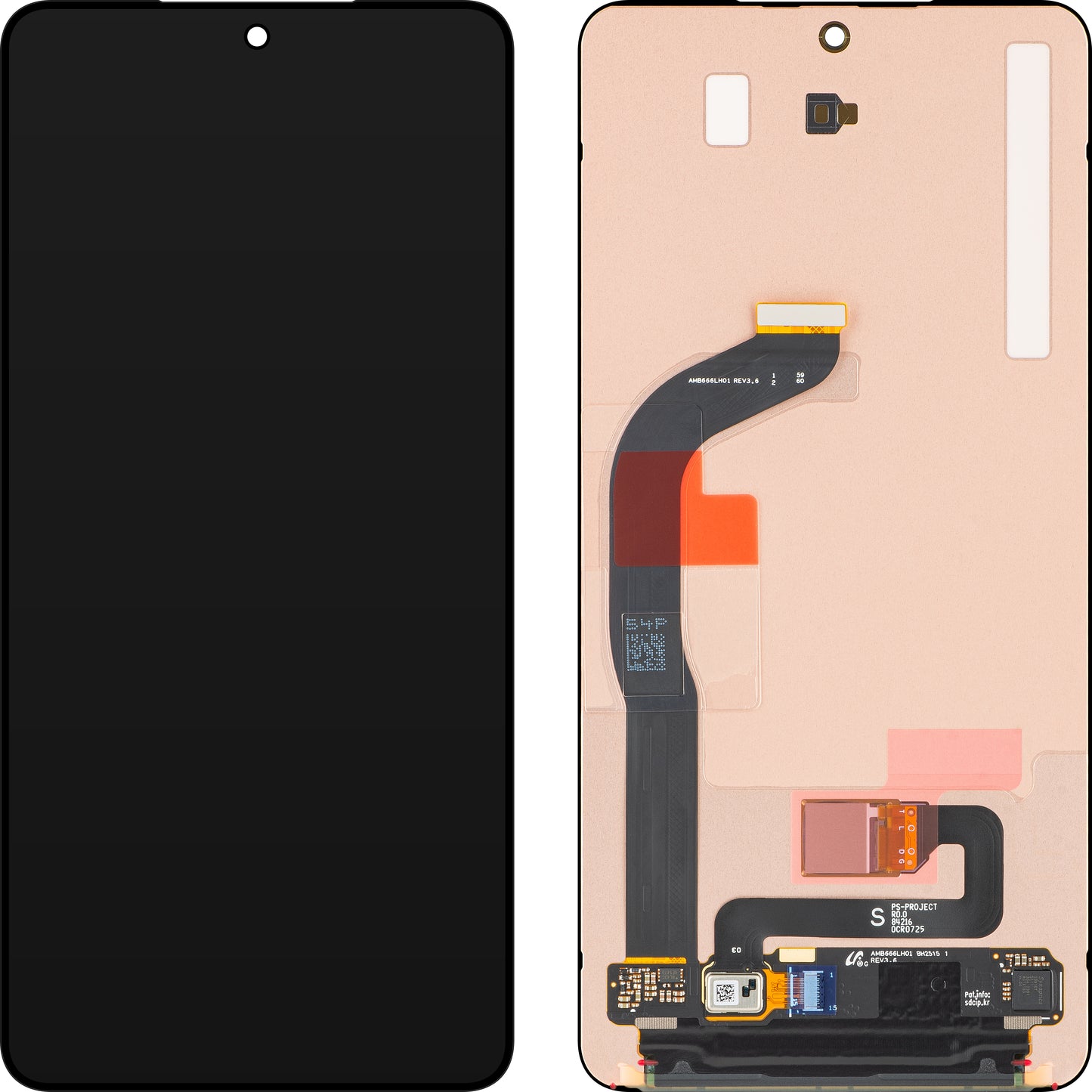 Display med pekskärm Samsung Galaxy S25 Edge S937, Service Pack GH82-37225A