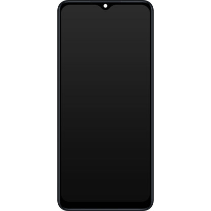 Samsung Galaxy M12 M127 Touchscreen-display med ram, svart, Swap GH82-25042A