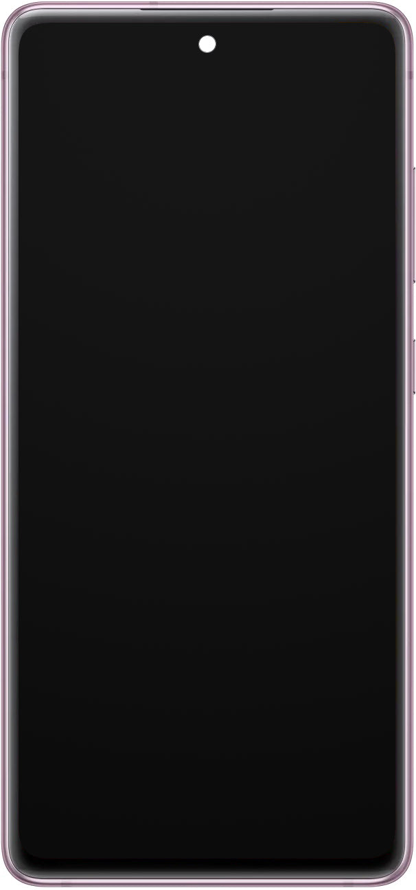 Skärm med pekskärm Samsung Galaxy S20 FE G780, med ram, lila, Swap GH82-24219C
