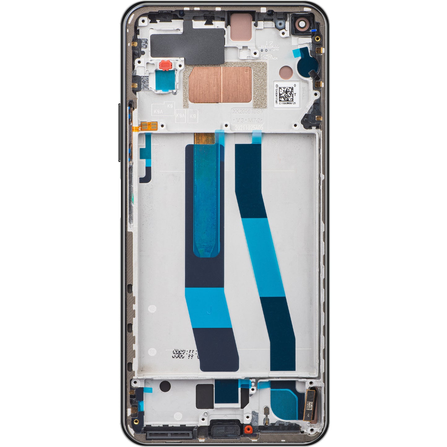 Display med Touchscreen Xiaomi 11 Lite 5G NE, med Ram, Svart (Truffle Black), Återförpackad 5600030K9D00