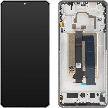 Display med Touchscreen Xiaomi Poco X6 Pro, med Ram, Grå, Service Pack 560001N11A00
