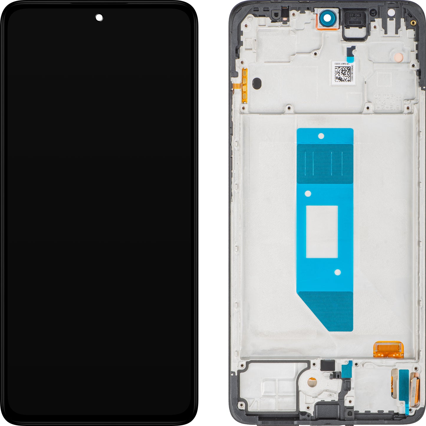 Display med Touchscreen Xiaomi Redmi Note 14 4G, med Ram, Svart, Global Version, Service Pack 560001000O700