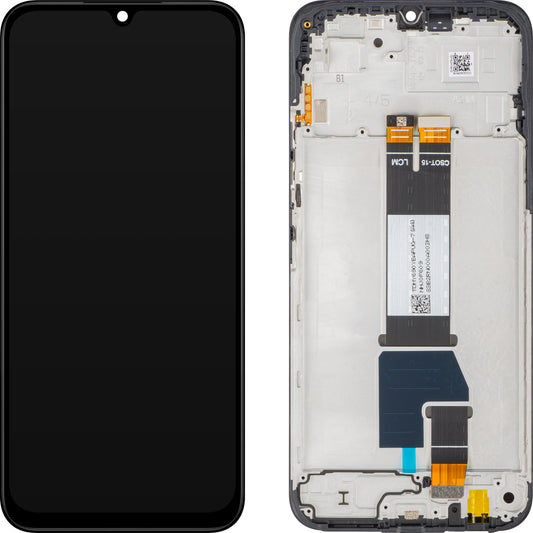 Touchscreen-display Xiaomi Poco C85 4G / Redmi 15C 4G, med ram, global version, svart, swap 5600020P15A00