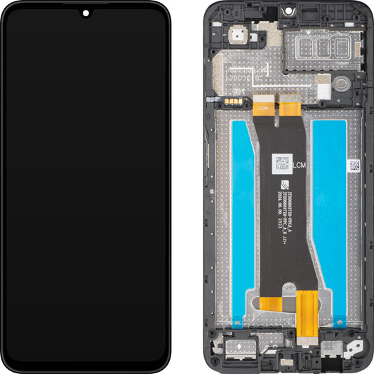Display med Touchscreen ZTE Blade A35, med Ram, Svart, Service Pack 80800519965
