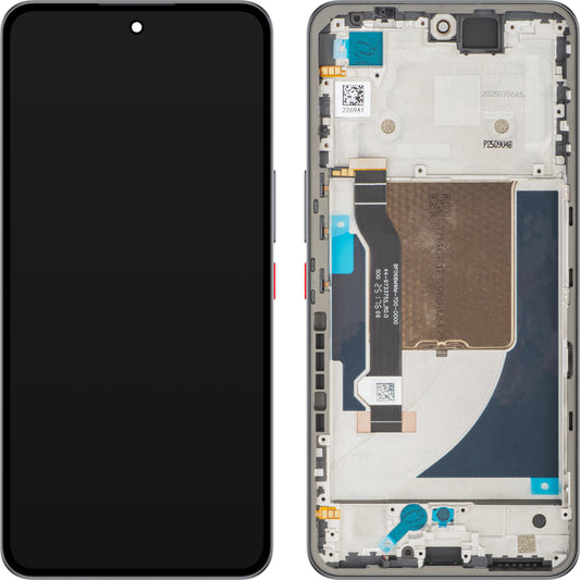 Touchscreen-display ZTE nubia Neo 3 GT, med ram, svart, Service Pack 123448601195