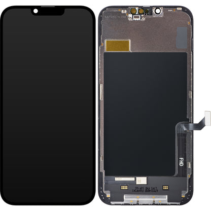 ZY Touchscreen Display för Apple iPhone 14 Plus, med ram, LCD In-Cell IC Flyttbar, Svart 