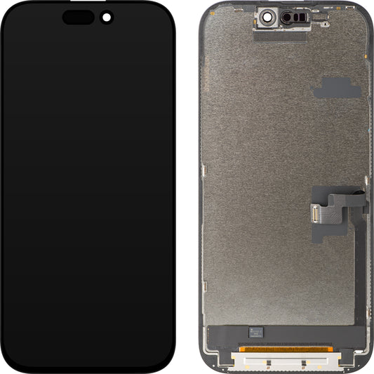 Display med Touchscreen ZY för Apple iPhone 16 Pro, med Ram, LCD In-Cell IC Movable-version, Svart