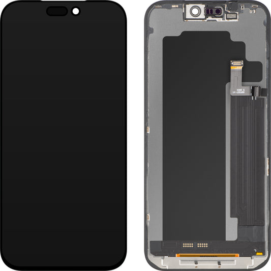 Display med Touchscreen ZY för Apple iPhone 17 Pro Max, med Ram, LCD In-Cell IC Movable-version, Svart