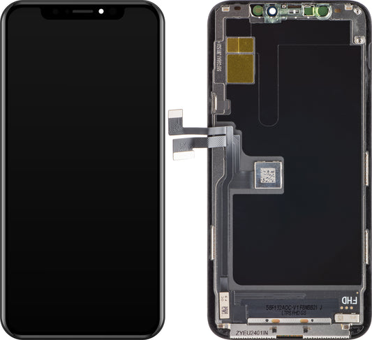 ZY Touchscreen Display för Apple iPhone 11 Pro, med ram, In-Cell IC Flyttbar LCD-version, Svart 